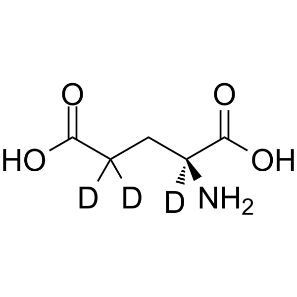 L-Glutamic acid-d3 Chemical Structure