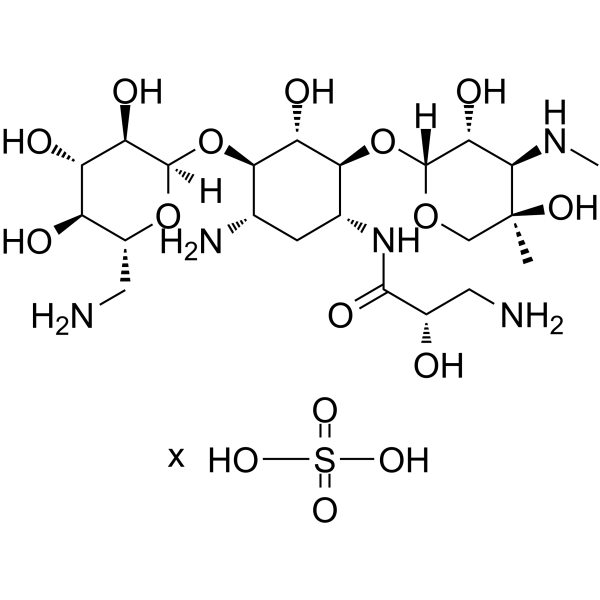 Isepamicin sulfate Chemical Structure