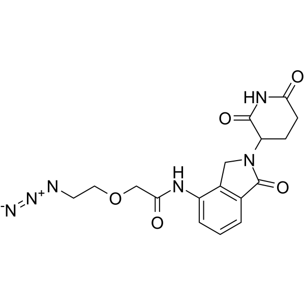 Lenalidomide-PEG1-azide التركيب الكيميائي