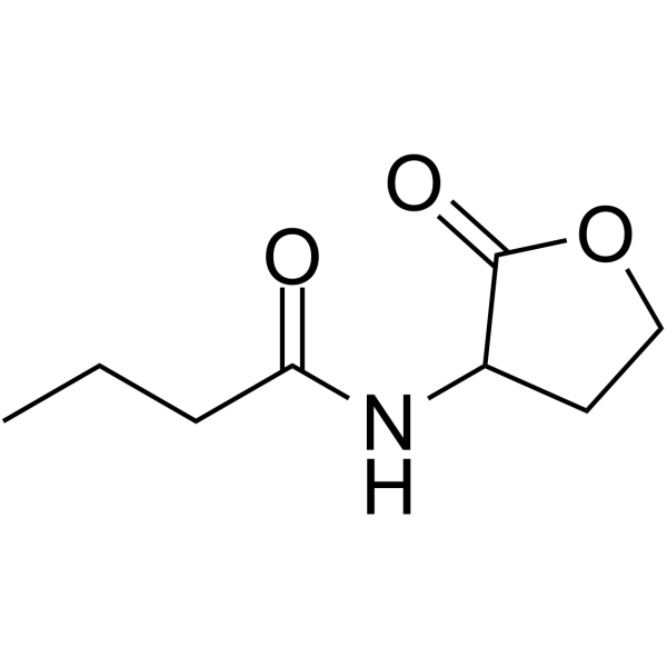 N-Butanoyl-DL-homoserine lactone Chemical Structure