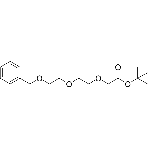 Benzyl-PEG2-CH2-Boc Chemische Struktur