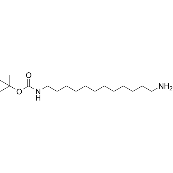 Boc-NH-C12-NH2 Chemische Struktur