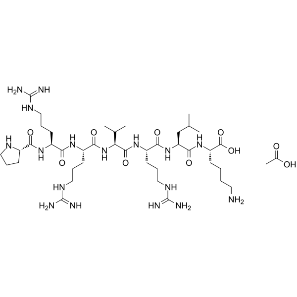 PRRVRLK acetate 化学構造