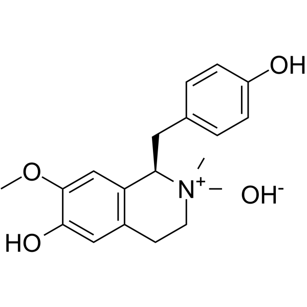 Lotusine hydroxide Chemische Struktur