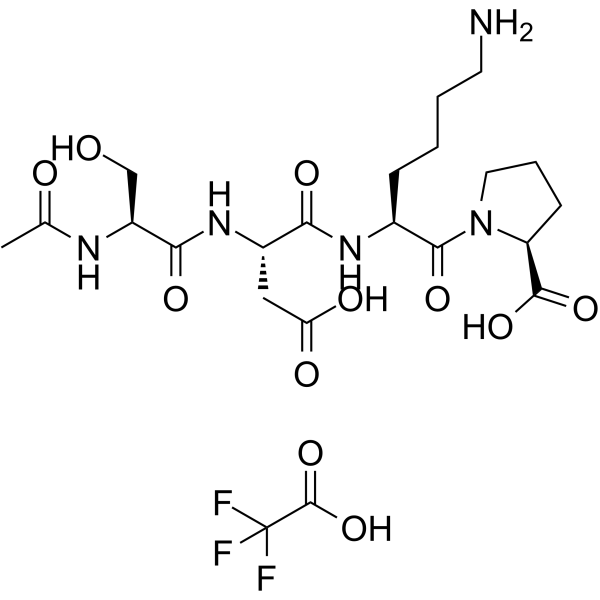 Goralatide TFA 化学構造