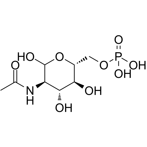 N-Acetyl-D-galactosamine-6-phosphate التركيب الكيميائي