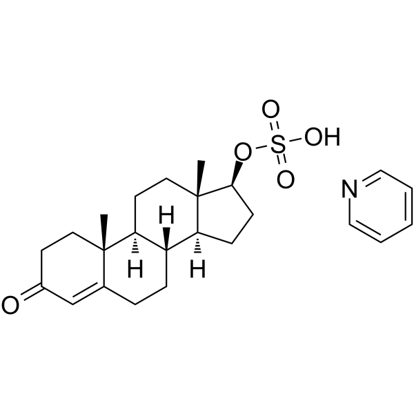 Testosterone sulfate (pyridinium)  Chemical Structure