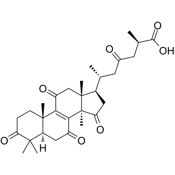 Ganoderic acid E Chemische Struktur