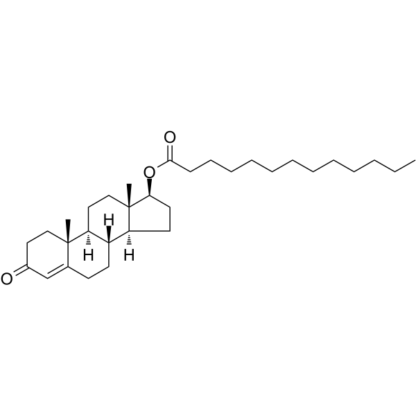 Testosterone tridecanoate Chemische Struktur