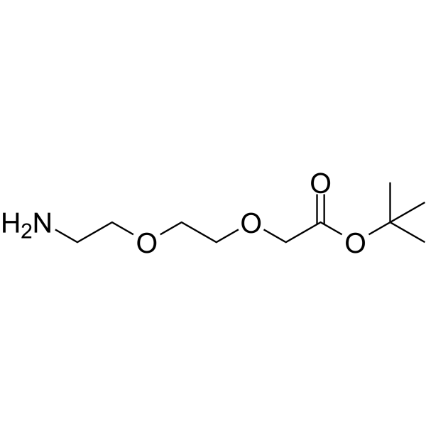 H2N-PEG2-CH2COOtBu التركيب الكيميائي