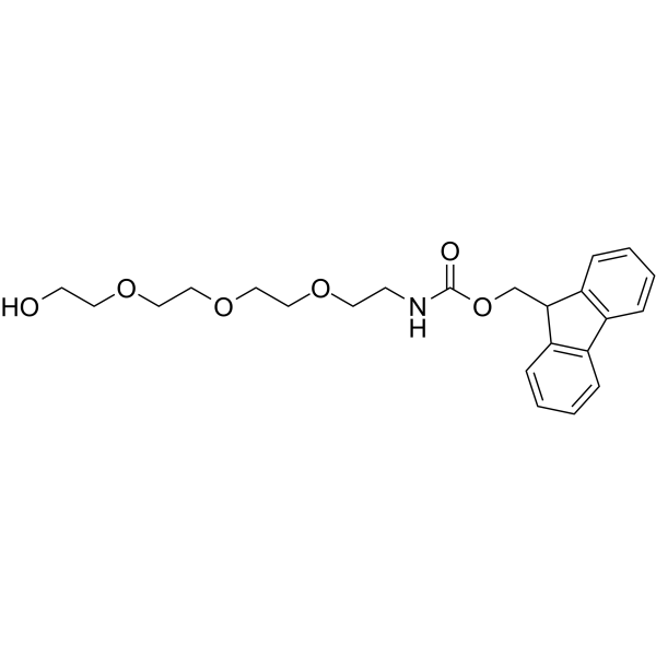 Fmoc-NH-PEG4-alcohol Chemische Struktur