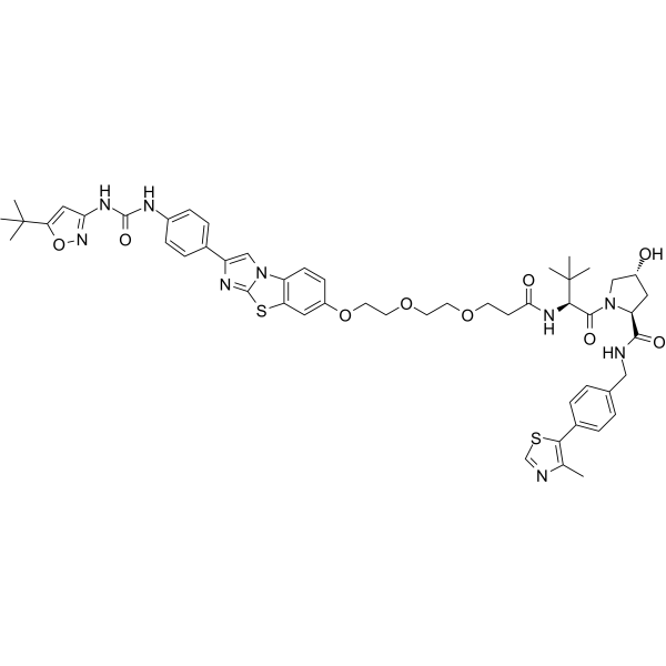 PROTAC FLT-3 degrader 1 Chemische Struktur