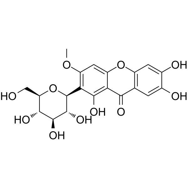 Homomangiferin Chemische Struktur