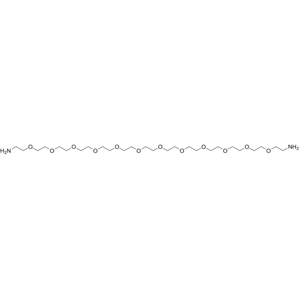 Amino-PEG12-amine التركيب الكيميائي