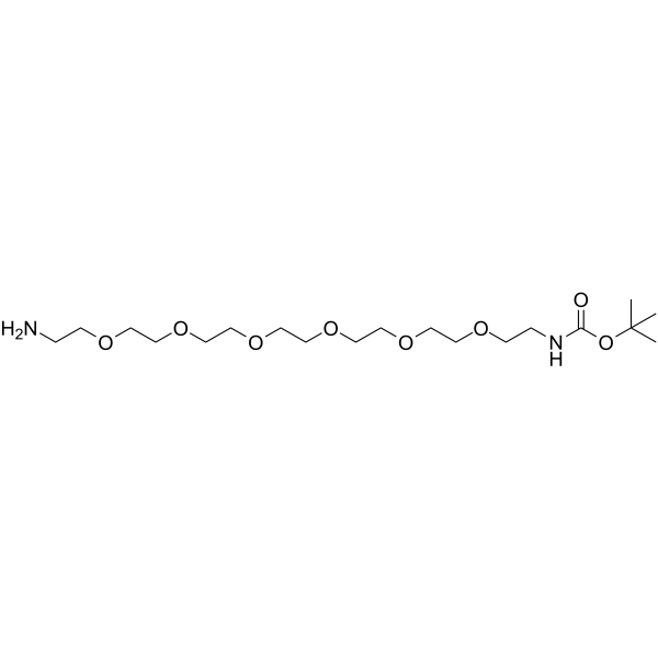 Boc-NH-PEG6-amine Chemical Structure