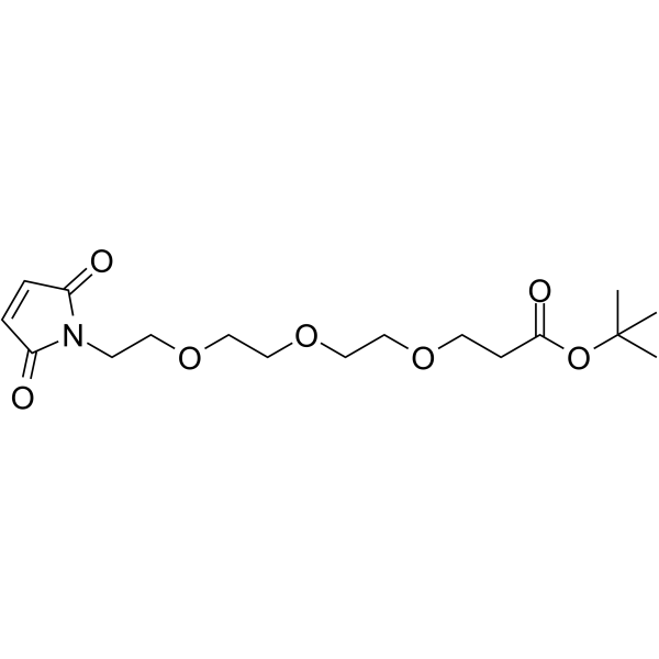 Mal-PEG3-Boc Chemical Structure