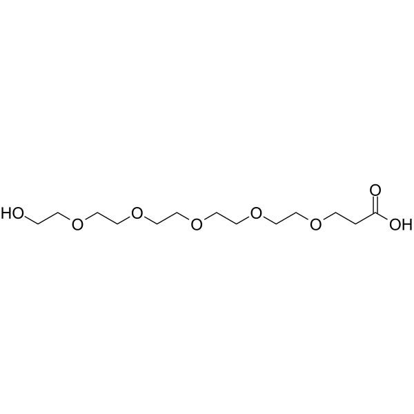 Hydroxy-PEG5-acid Chemische Struktur