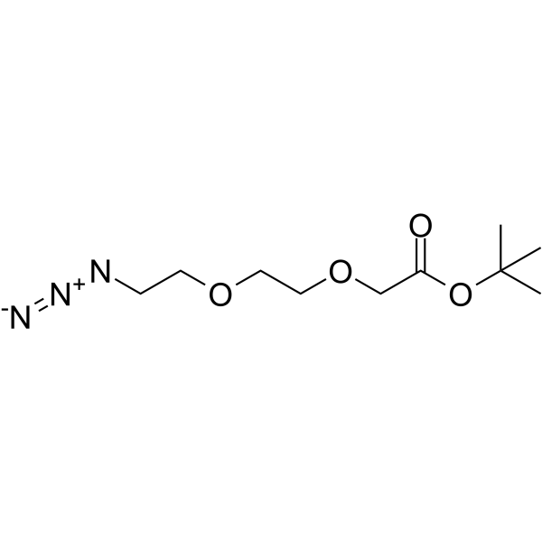 Azido-PEG2-C1-Boc Chemical Structure