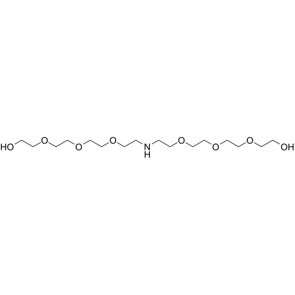 NH-bis-PEG4 化学構造