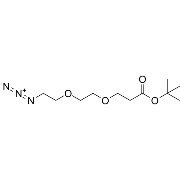 Azido-PEG2-C2-Boc Chemical Structure