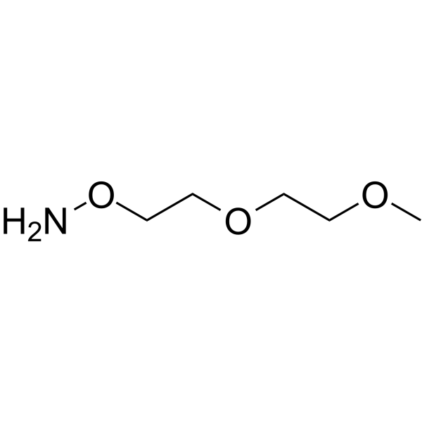 m-PEG2-Amino Chemische Struktur