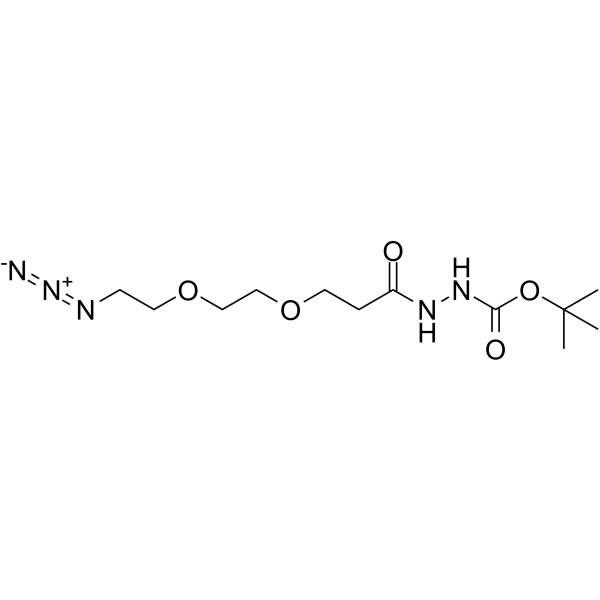 Azido-PEG2-hydrazide-Boc Chemical Structure