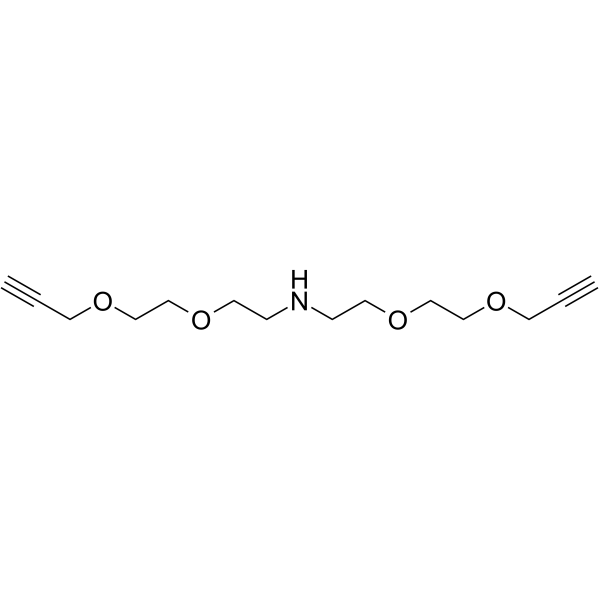 NH-bis(PEG2-propargyl) Chemical Structure