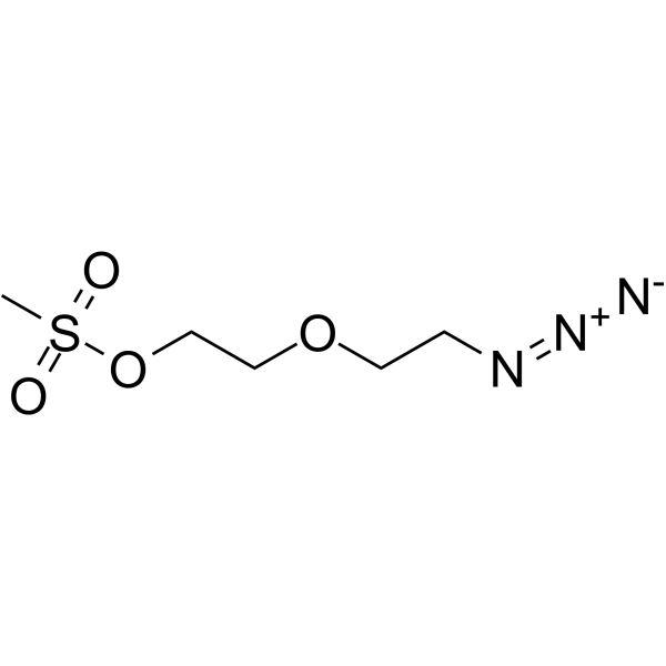 Azide-PEG2-Ms Chemical Structure