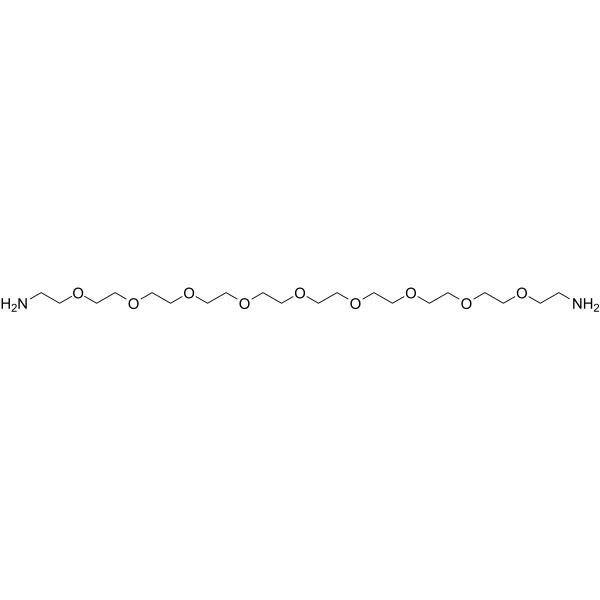 Amino-PEG9-amine Chemische Struktur