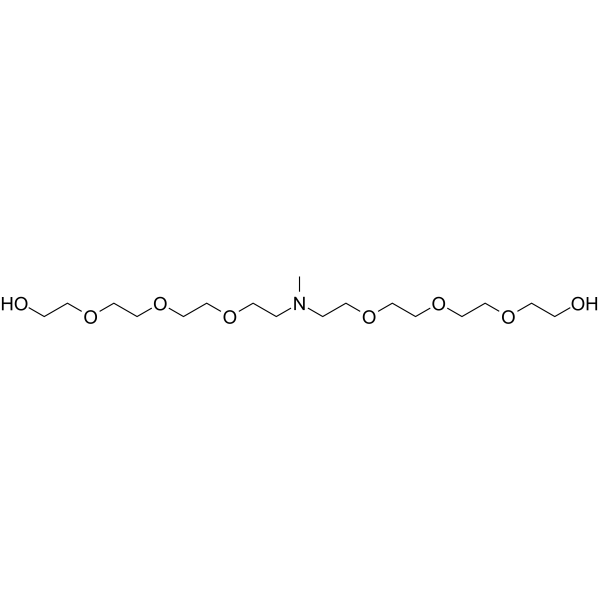 N-Me-N-bis-PEG4 Chemische Struktur