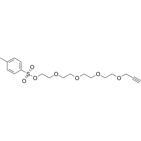 Propargyl-PEG4-Tos Chemical Structure