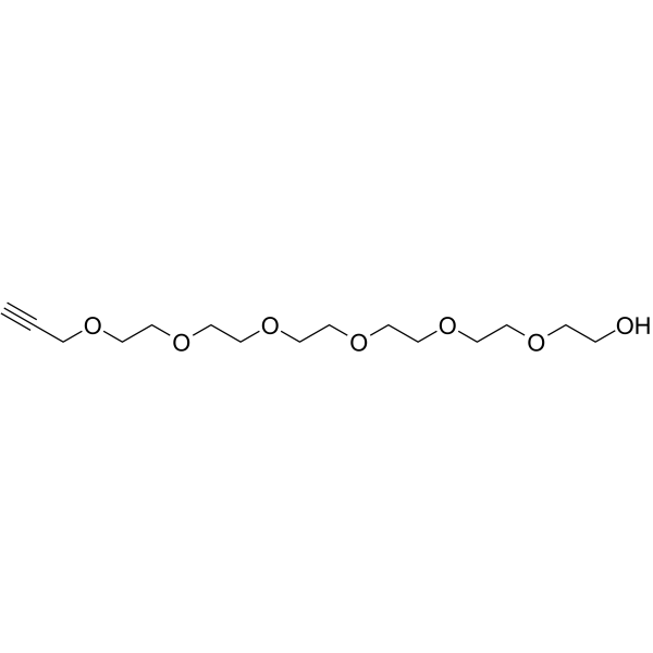 Propargyl-PEG6-alcohol Chemical Structure