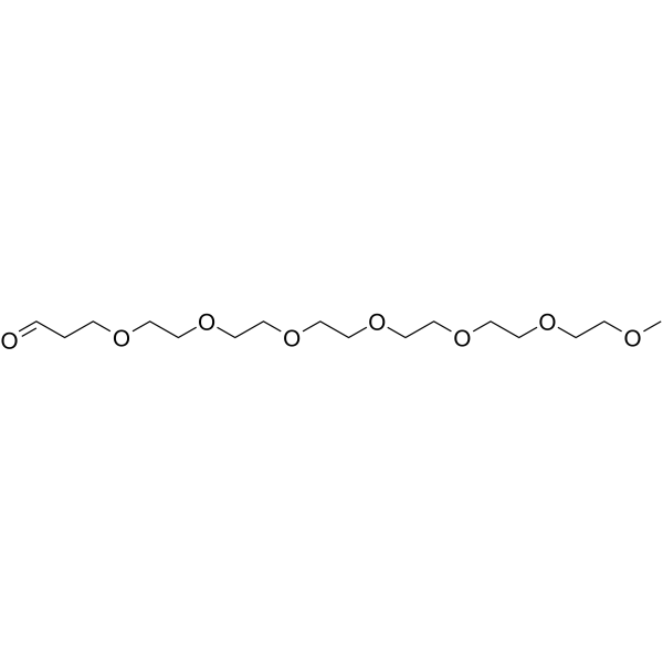 m-PEG6-CH2CH2CHO التركيب الكيميائي