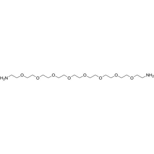 Amino-PEG8-amine Chemical Structure