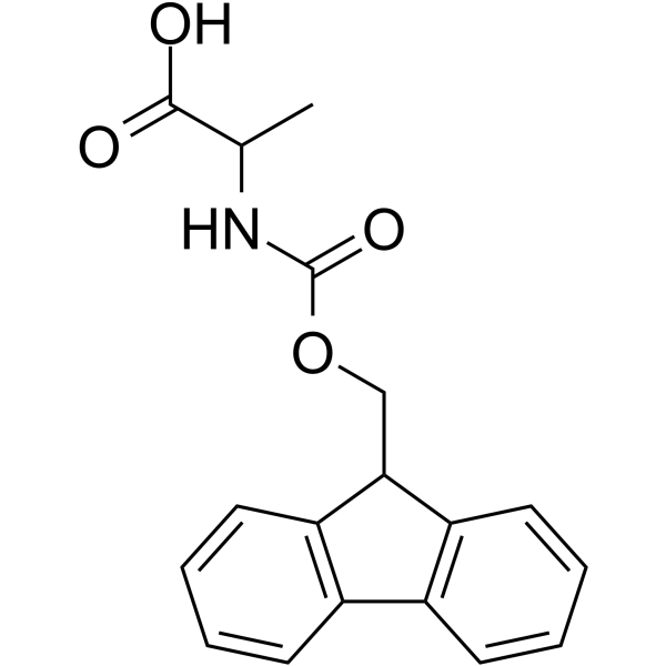 Fmoc-DL-Ala-OH Chemische Struktur