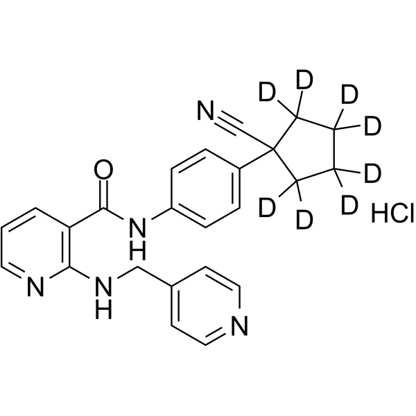 Apatinib-d8 hydrochloride Chemische Struktur