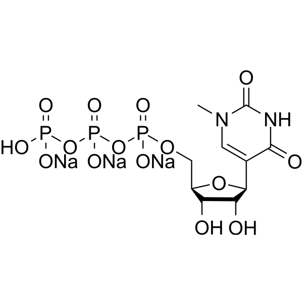 N1-Methylpseudouridine-5′-triphosphate trisodium  Chemical Structure