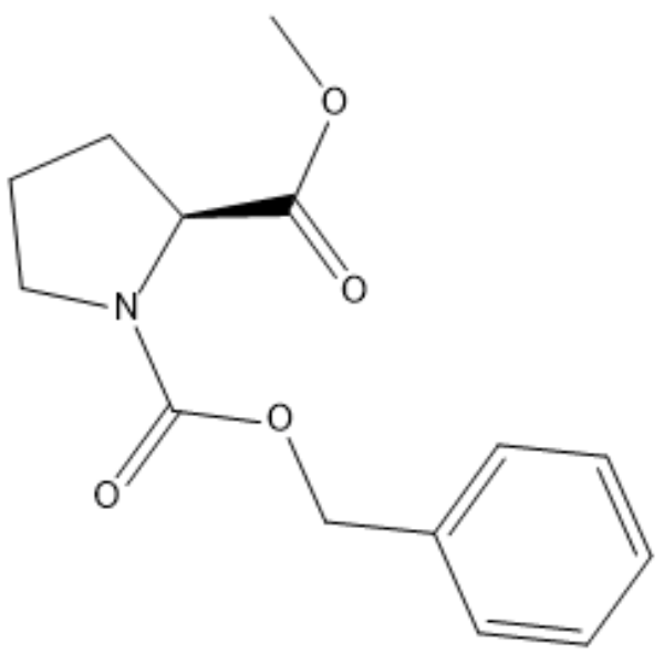 N-Z-L-proline methyl ester 化学構造