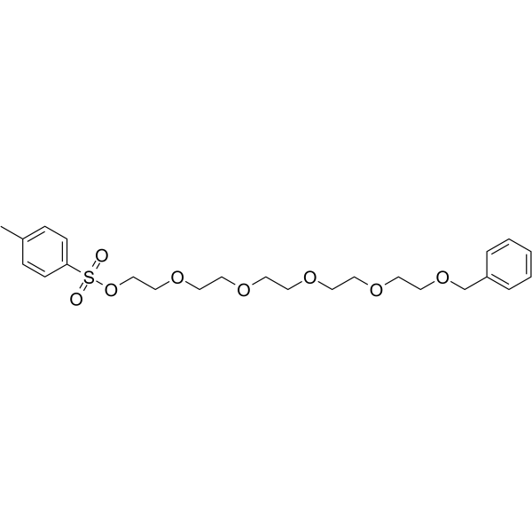 Benzyl-PEG5-Ots 化学構造