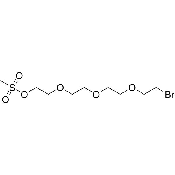 Bromo-PEG4-MS التركيب الكيميائي