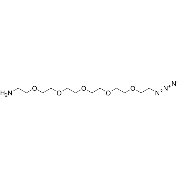 Azido-PEG5-amine Chemical Structure