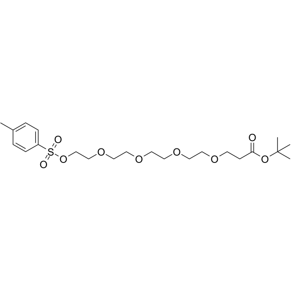 Tos-PEG5-Boc Chemical Structure