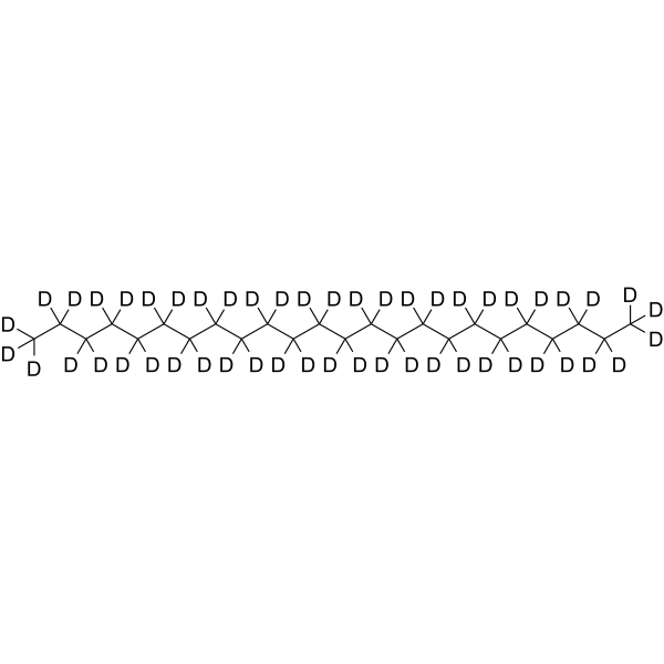 Tetracosane-d50 化学構造