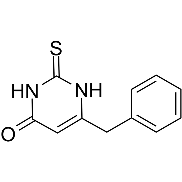 Benzylthiouracil Chemical Structure