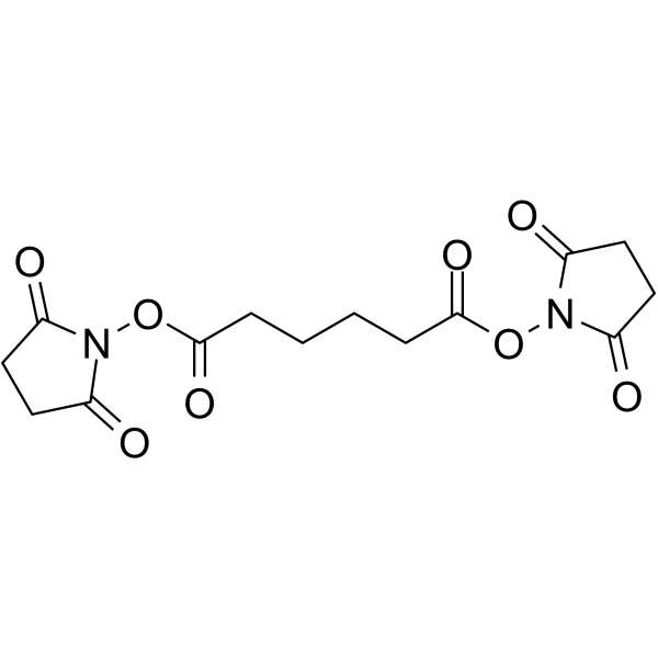 Di(N-succinimidyl)adipate التركيب الكيميائي