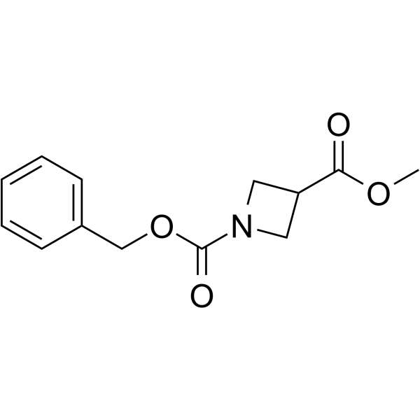 Methyl 1-Cbz-azetidine-3-carboxylate 化学構造