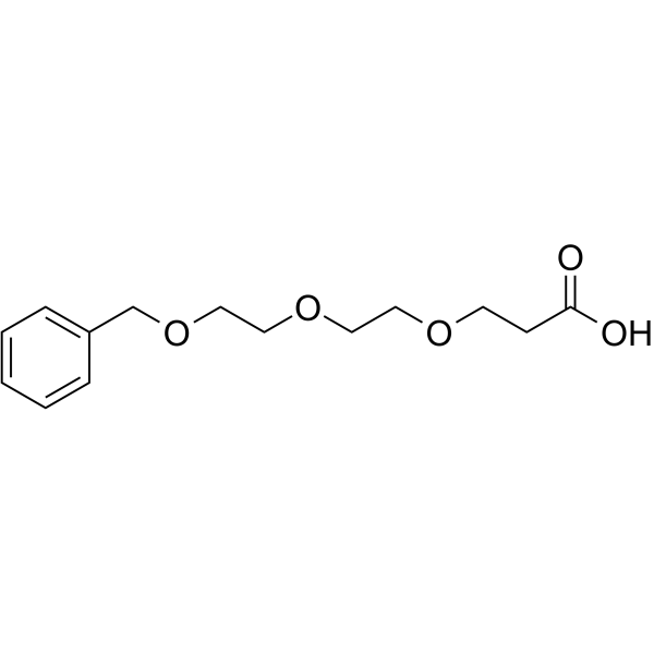 Benzyl-PEG3-acid التركيب الكيميائي