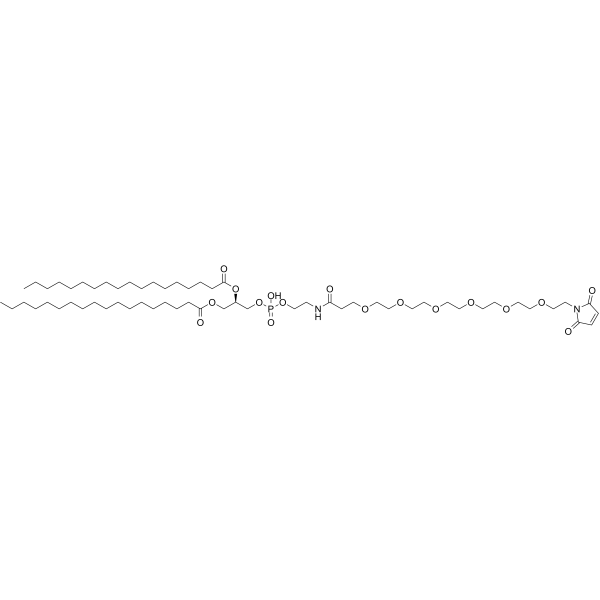 DSPE-PEG6-Mal Chemical Structure