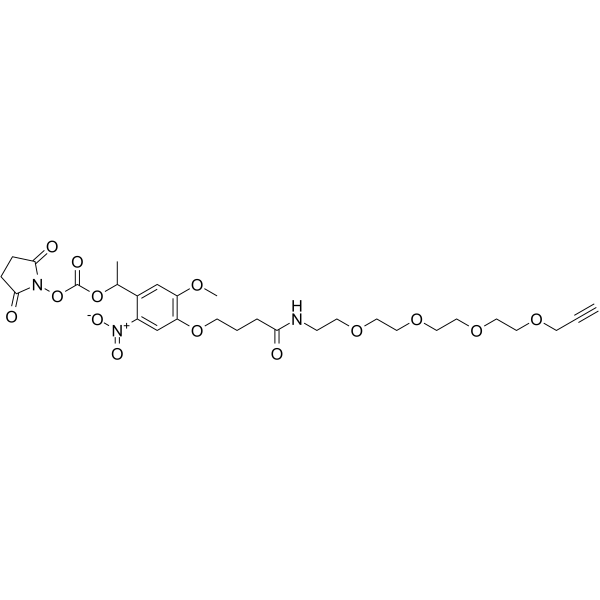 PC Alkyne-PEG4-NHS ester 化学構造