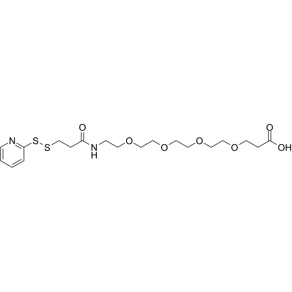 SPDP-PEG4-acid Chemical Structure